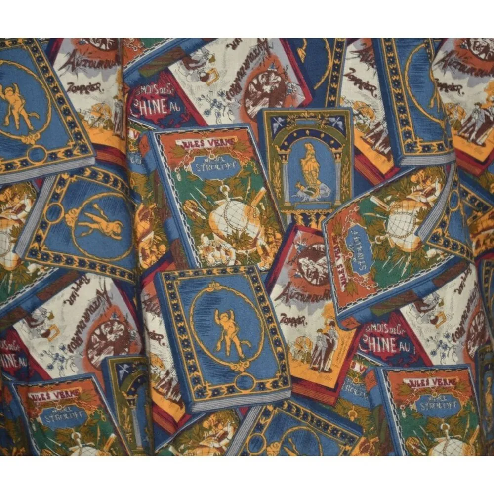 Vintage Eagle River Traders Ladies 16 Brown Print Long Sleeve Button Front Shirt - Image 6