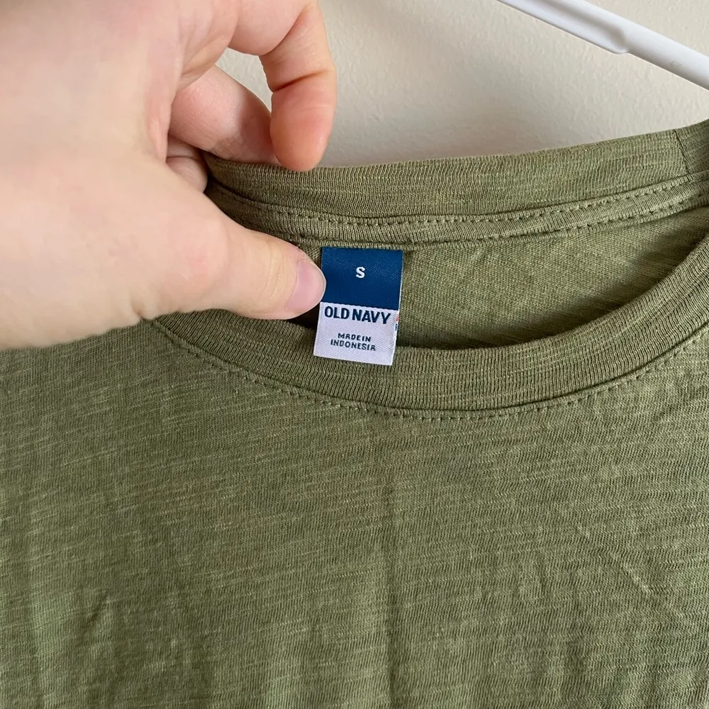 [Old Navy] NWT Green Casual Short Sleeve Cinch Waist Dress- Size Small - Image 6