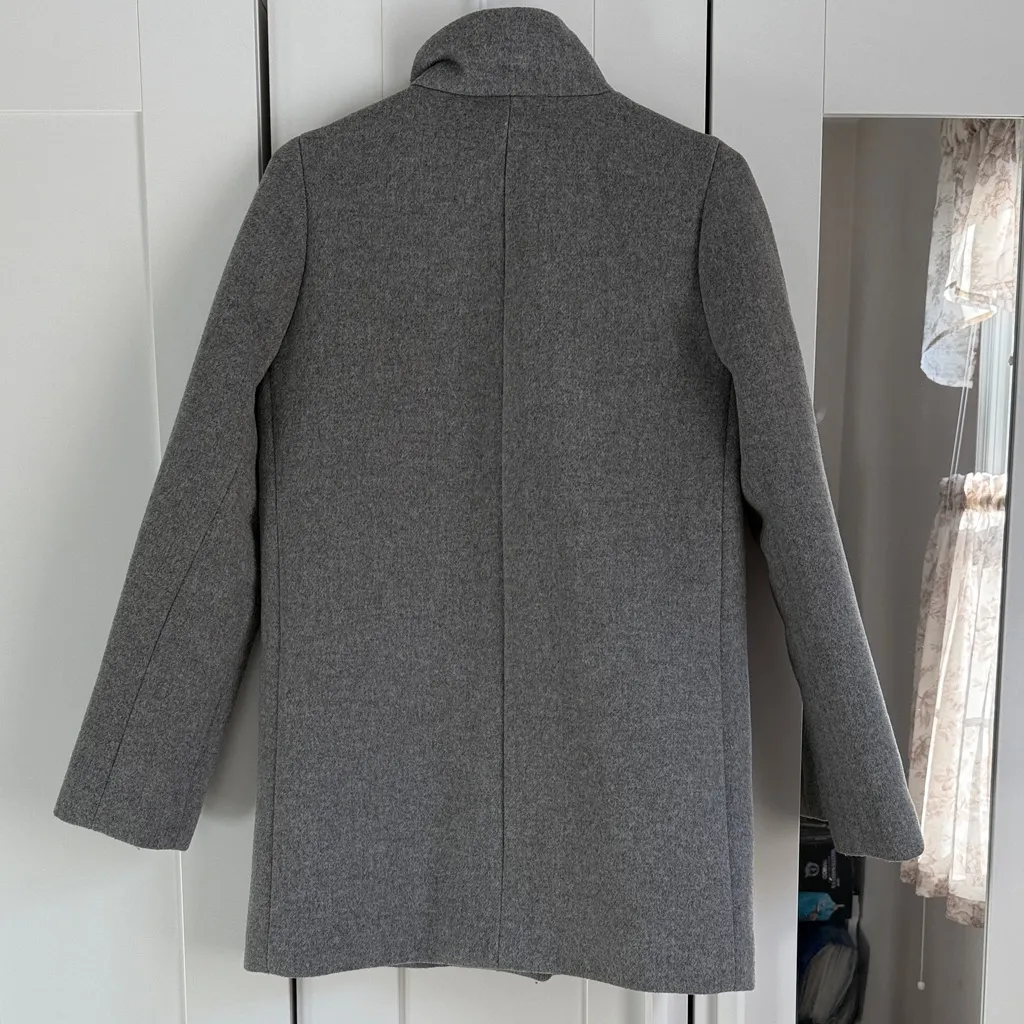 JCrew Charcoal Pea Coat - Image 6