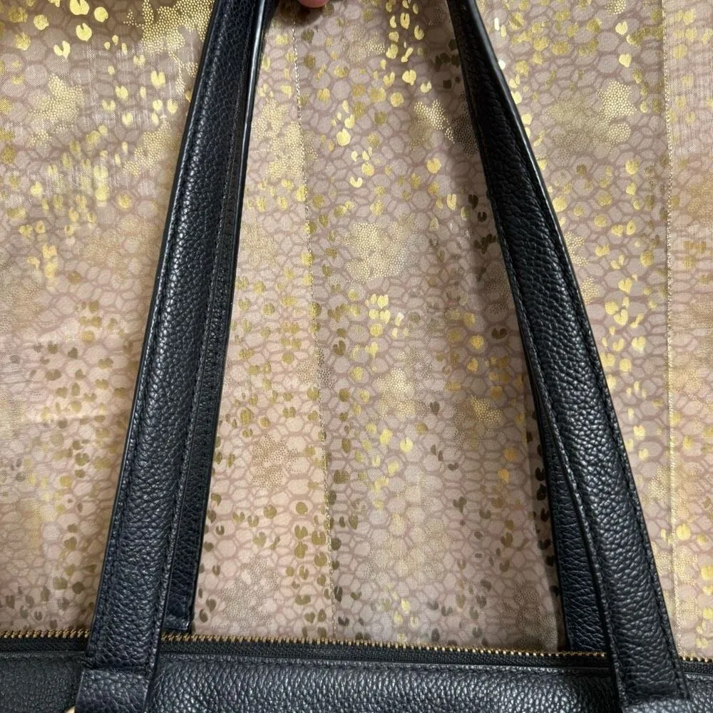 Kate Spade New York Larchmont Avenue Leather Penny Large Tote Color Black Used - Image 8