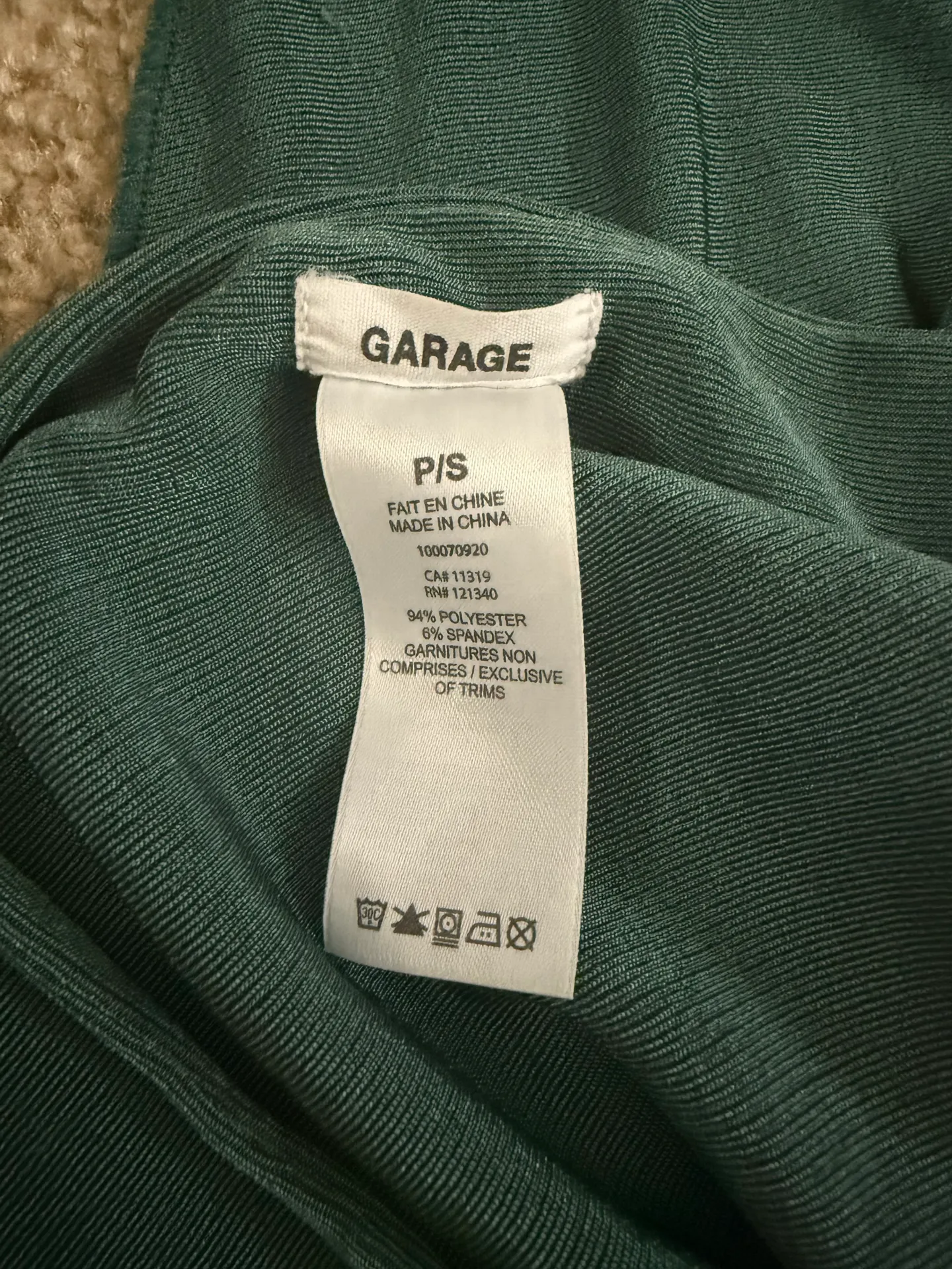 Green Halter Backless Top - Image 2