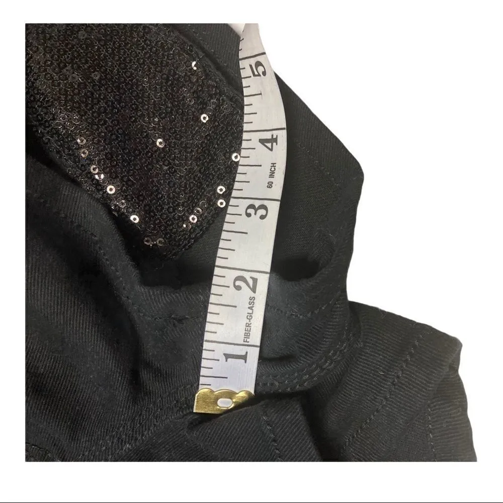  ‎BONGO shorts, Junior sz 7, black, sparkly pockets - Image 4