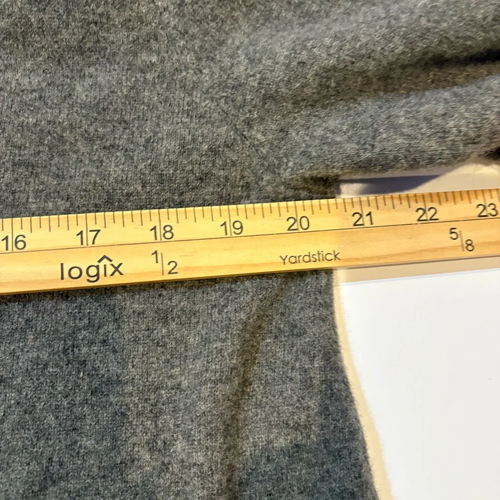 Lauren Ralph Lauren wool cashmere Open Front Cardigan With Scarf size P/M - Image 9