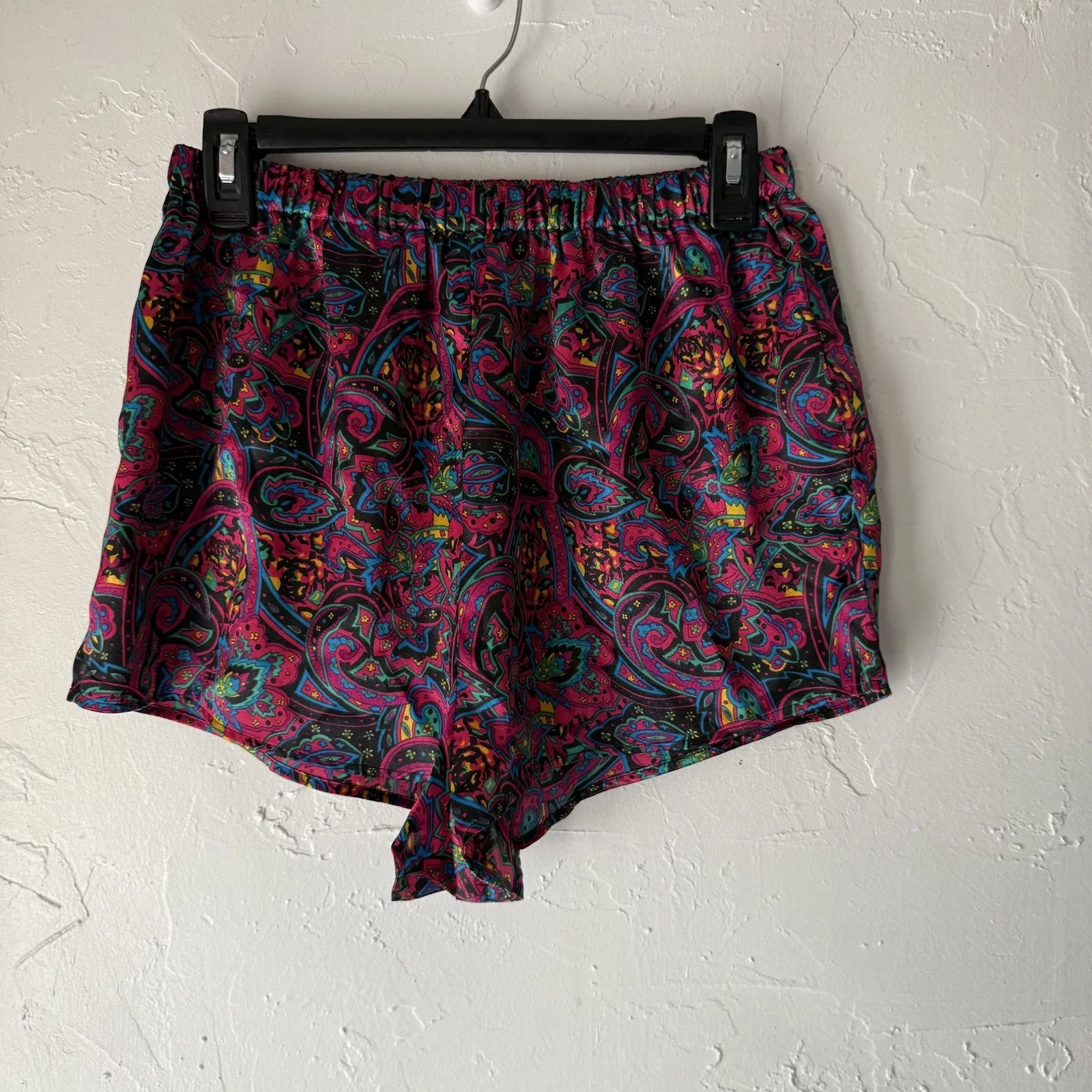 Paisley Tank Top Shorts Set‎ Womens Medium Boho Festival Camisole Lounge Outfit - Image 7