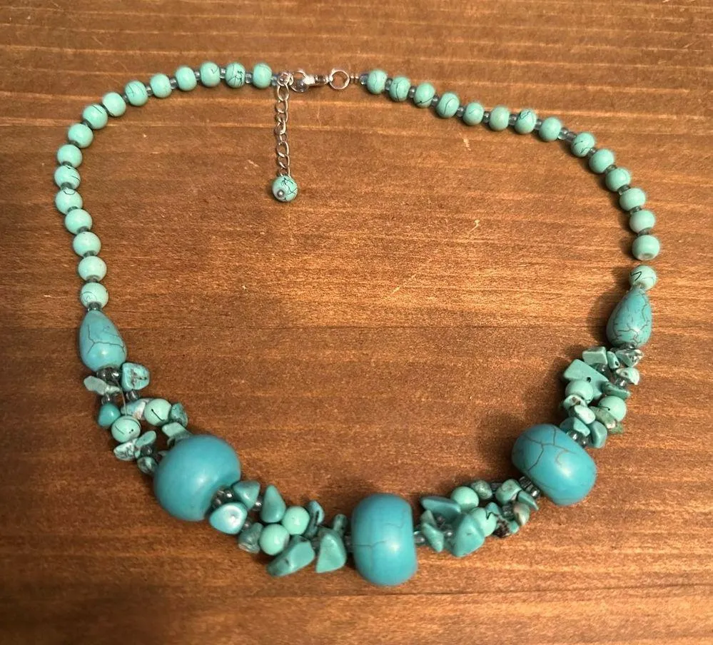 Chico's  turquoise necklace - Image 3