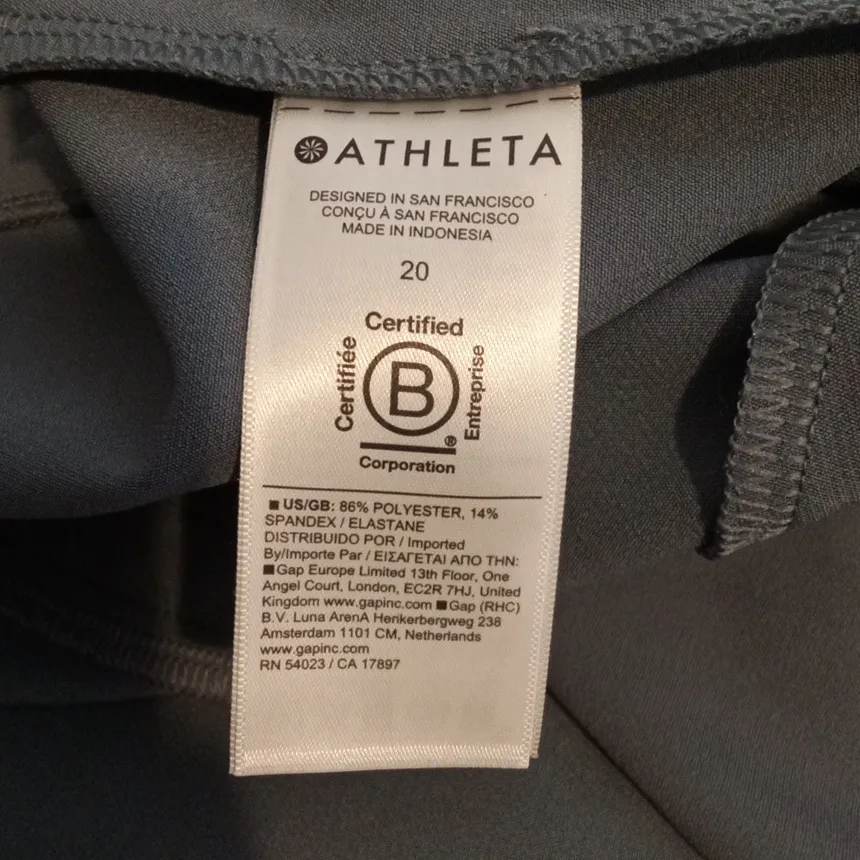 Athleta Endless Pant High Rise Cropped Office Pull Over Womens 20 - Image 7