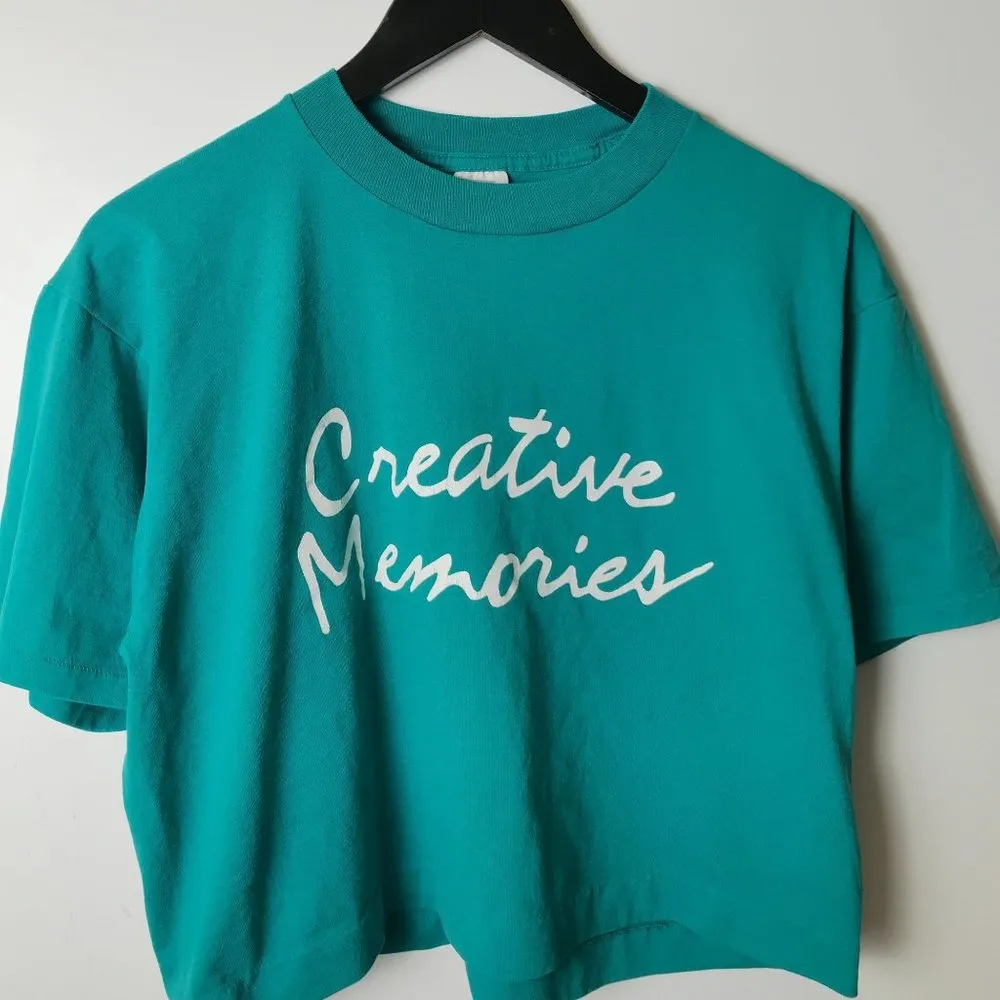 Vintage Where Are Your Family Photos T Shirt USA Crop Top Creative Memory Large - Image 5