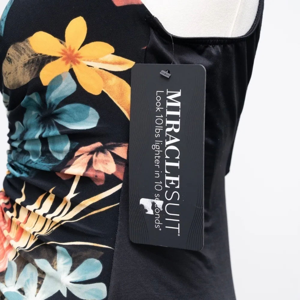 Miraclesuit. Women's Plumeria Tropical Swimsuit. - Image 11