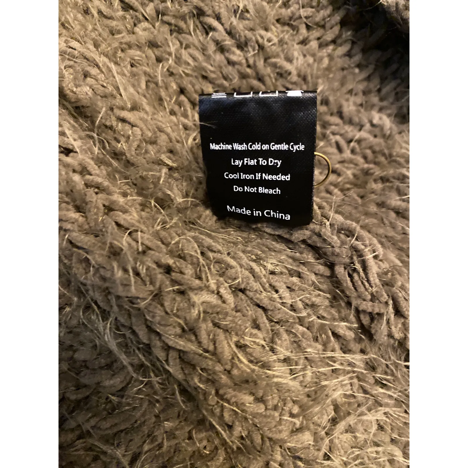 POL Oversized Long Cardigan Sweater Duster Green Size Medium Lagenlook Boho Chic - Image 7