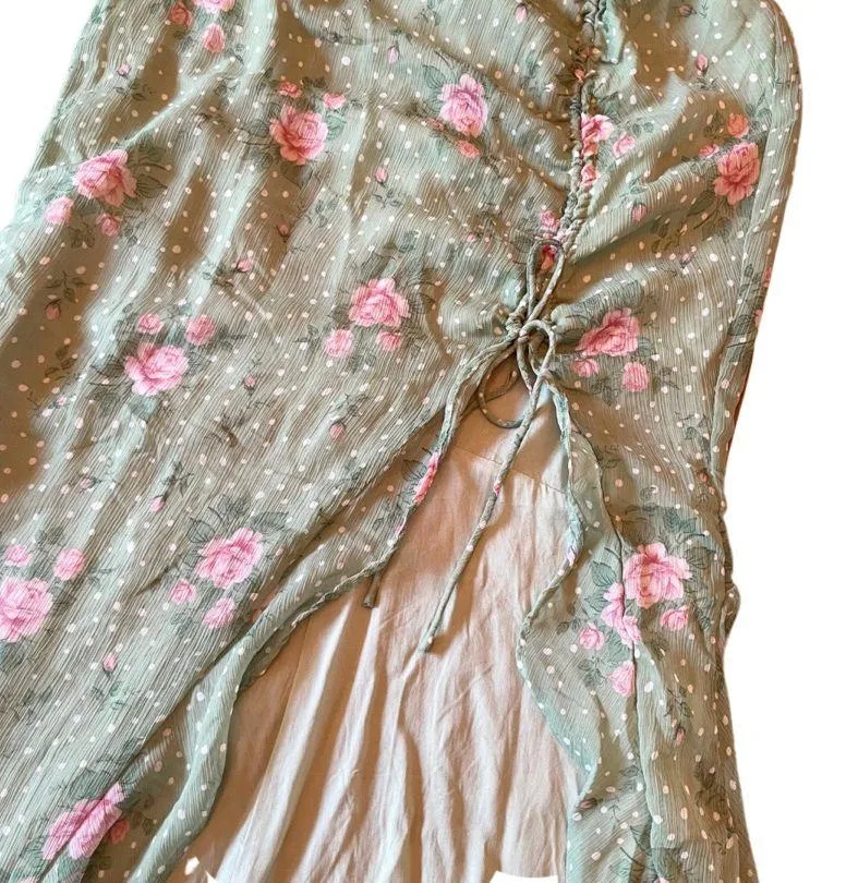 Hello Molly Green Floral Maxi Dress - Size 8 - NWT  - Image 16