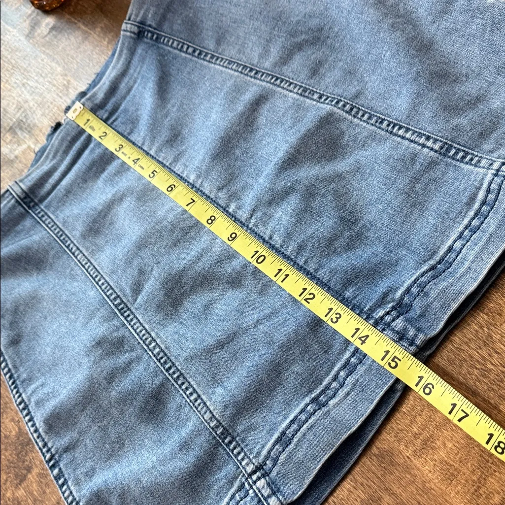 FREE PEOPLE Modern Femme Denim Mini Size 8 - Image 8