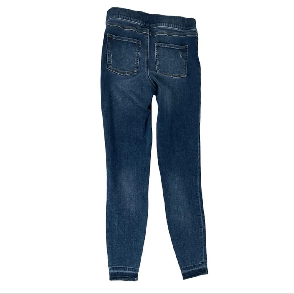 Spanx Distressed Jegging Jeans Blue Size Small - Image 2