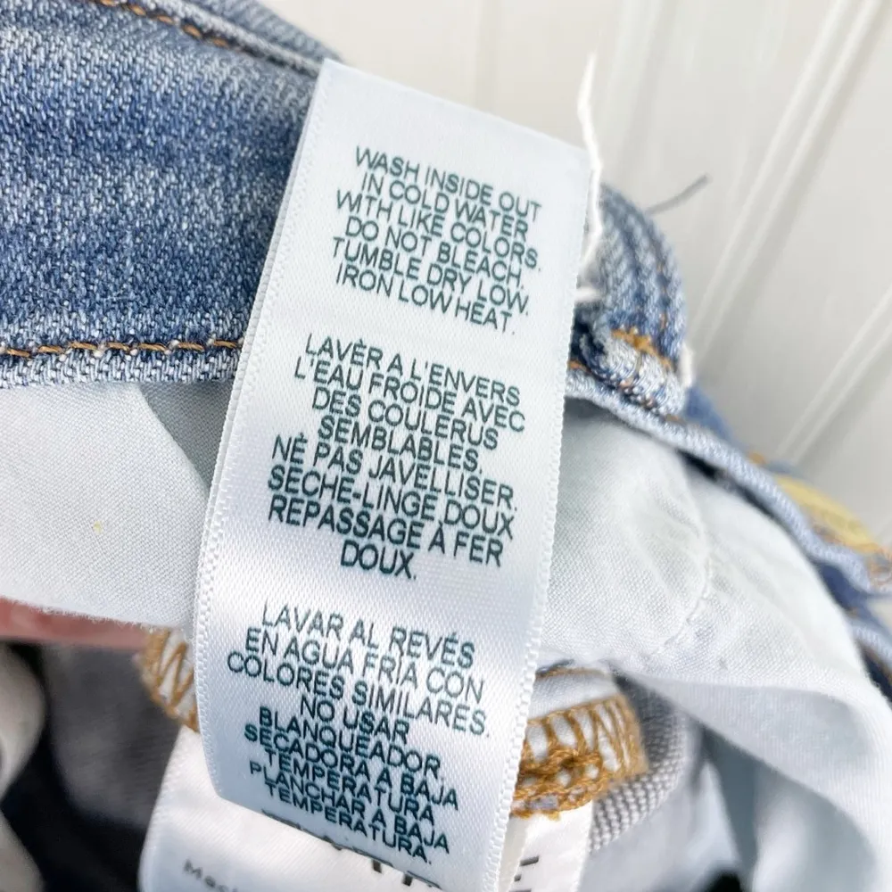 Frame Denim Le High Skinny Front Triangle Gusset Jeans Tizi Wash Women's Size 30 - Image 8