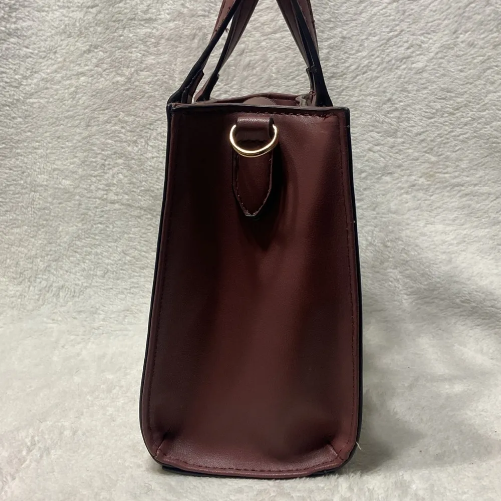 Nine West crossbody bag rouge brown flower print - Image 5