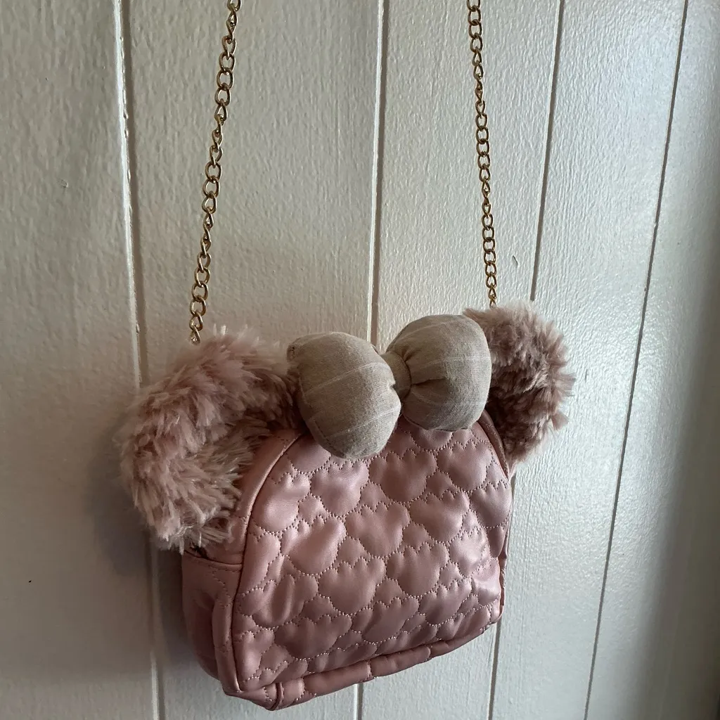 Rare Discontinued Tokyo Disney Japan ShellieMay Duffy Friends Crossbody Handbag Pink - Image 3