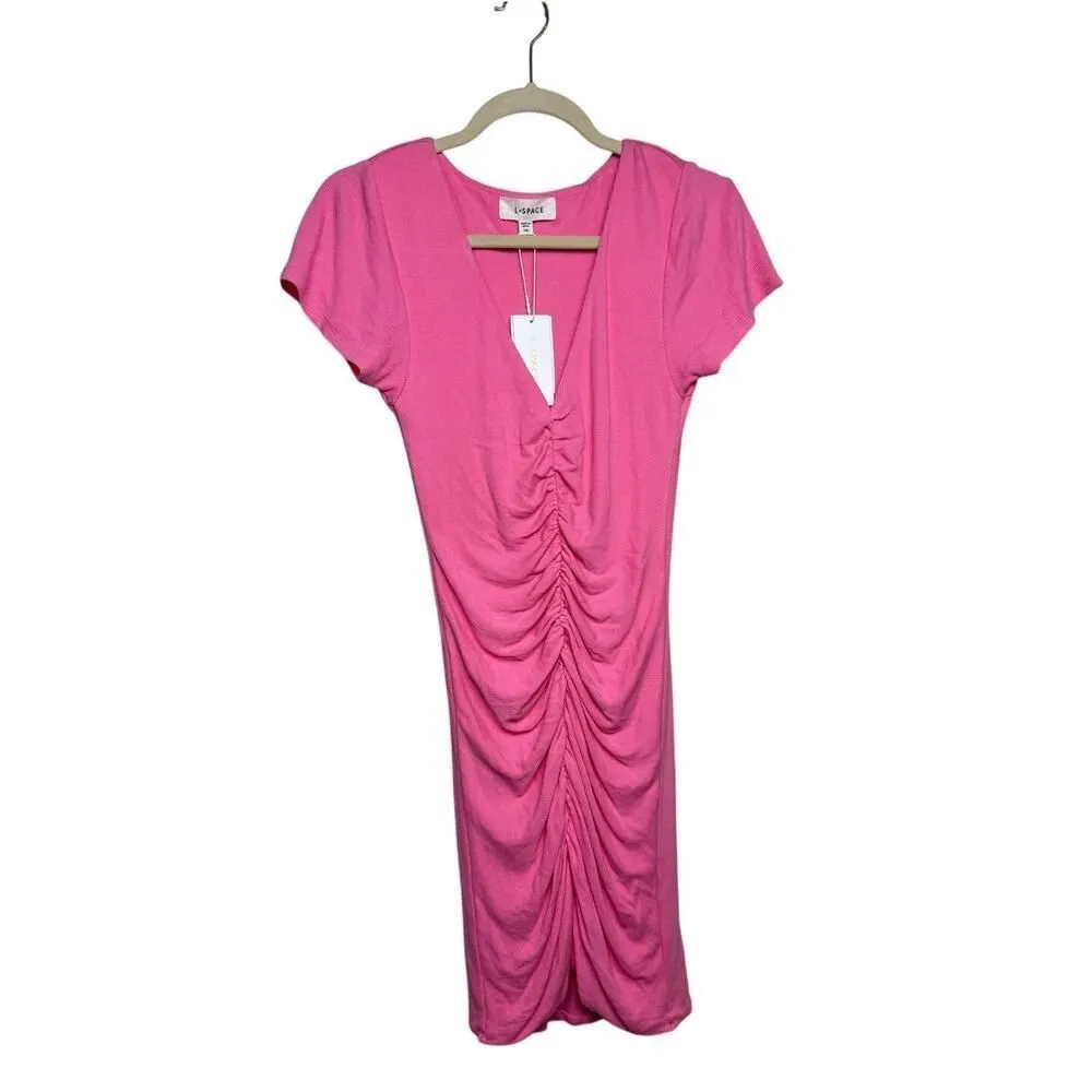 L*Space Lani Dress in Guava NWT Sz. M - Image 3