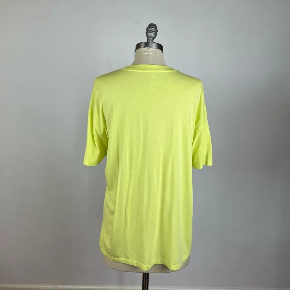 Girlfriend Collective Neon Yellow Crew Neck Tee - Image 6