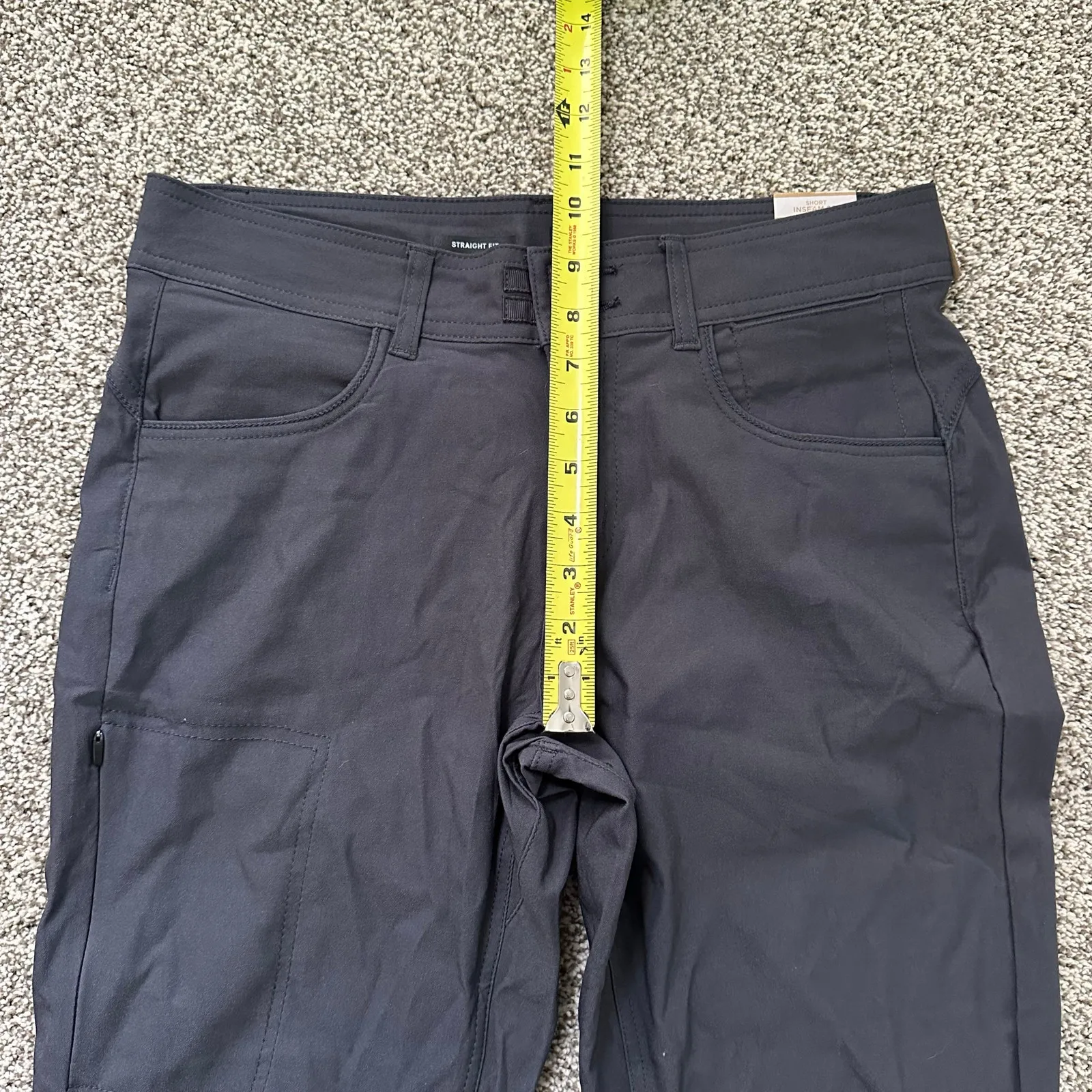 PrAna dark gray straight fit Halle pants size 6 Short NWT - Image 11