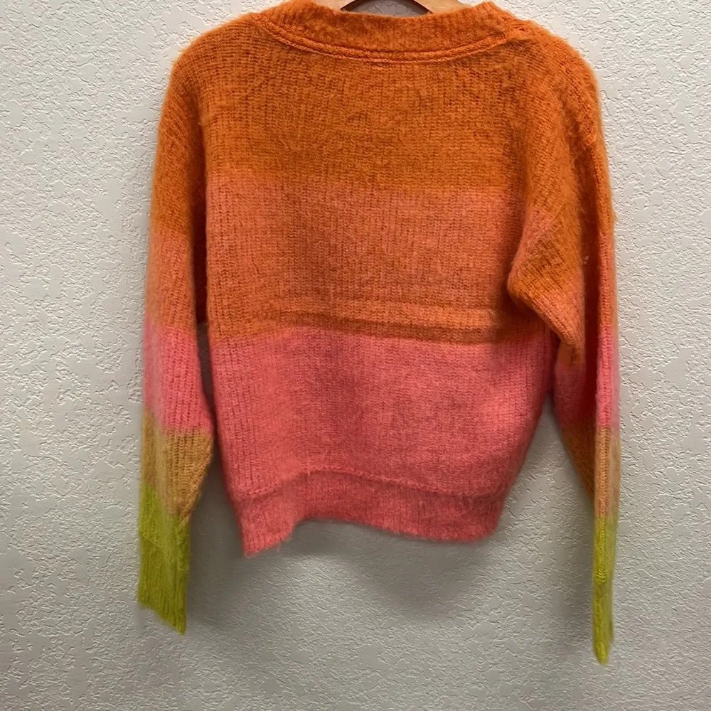 Free People Cozy Wool Blend Sweater in Autumn Sky XS - Image 11