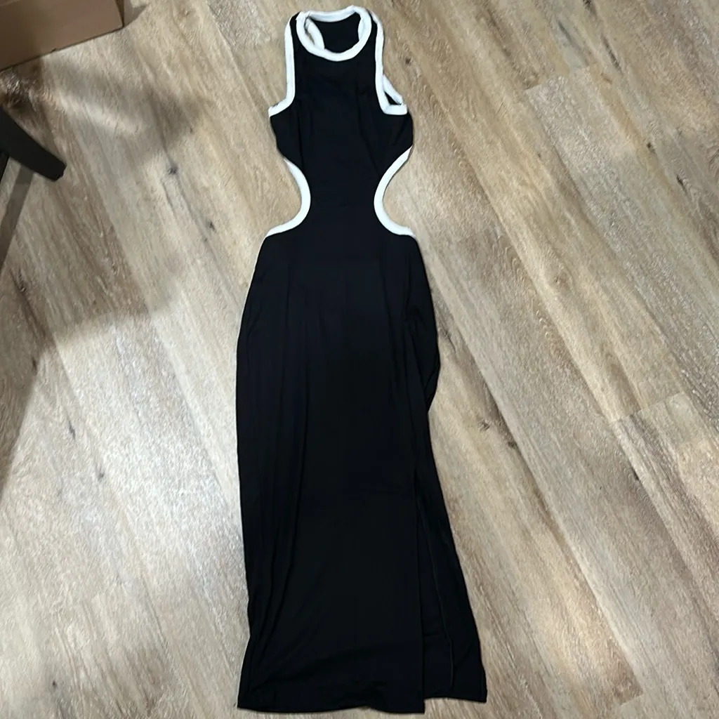 NWT women's sexy cut out waist open back dress - Image 2