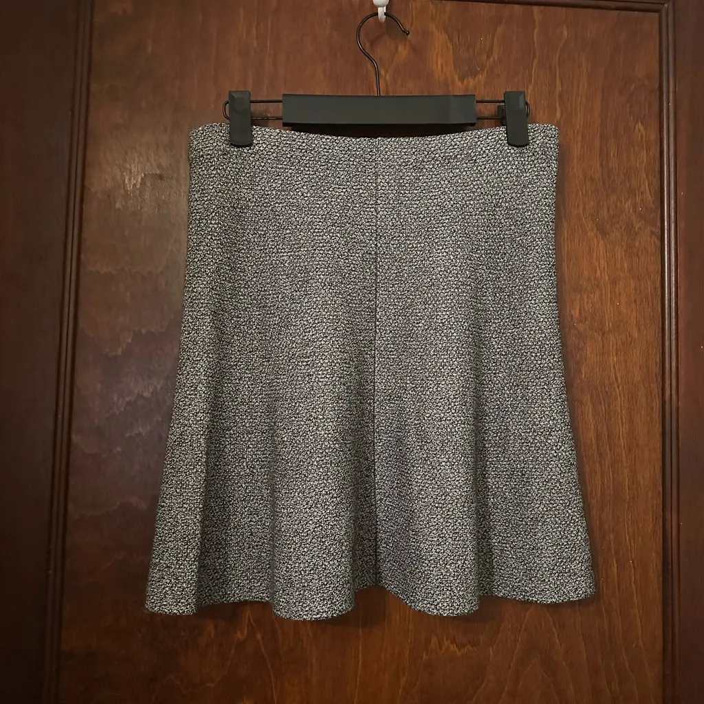 Theory Gida Knit Flare Mini Skirt - Prosecco Tweed Effect XS - Image 2