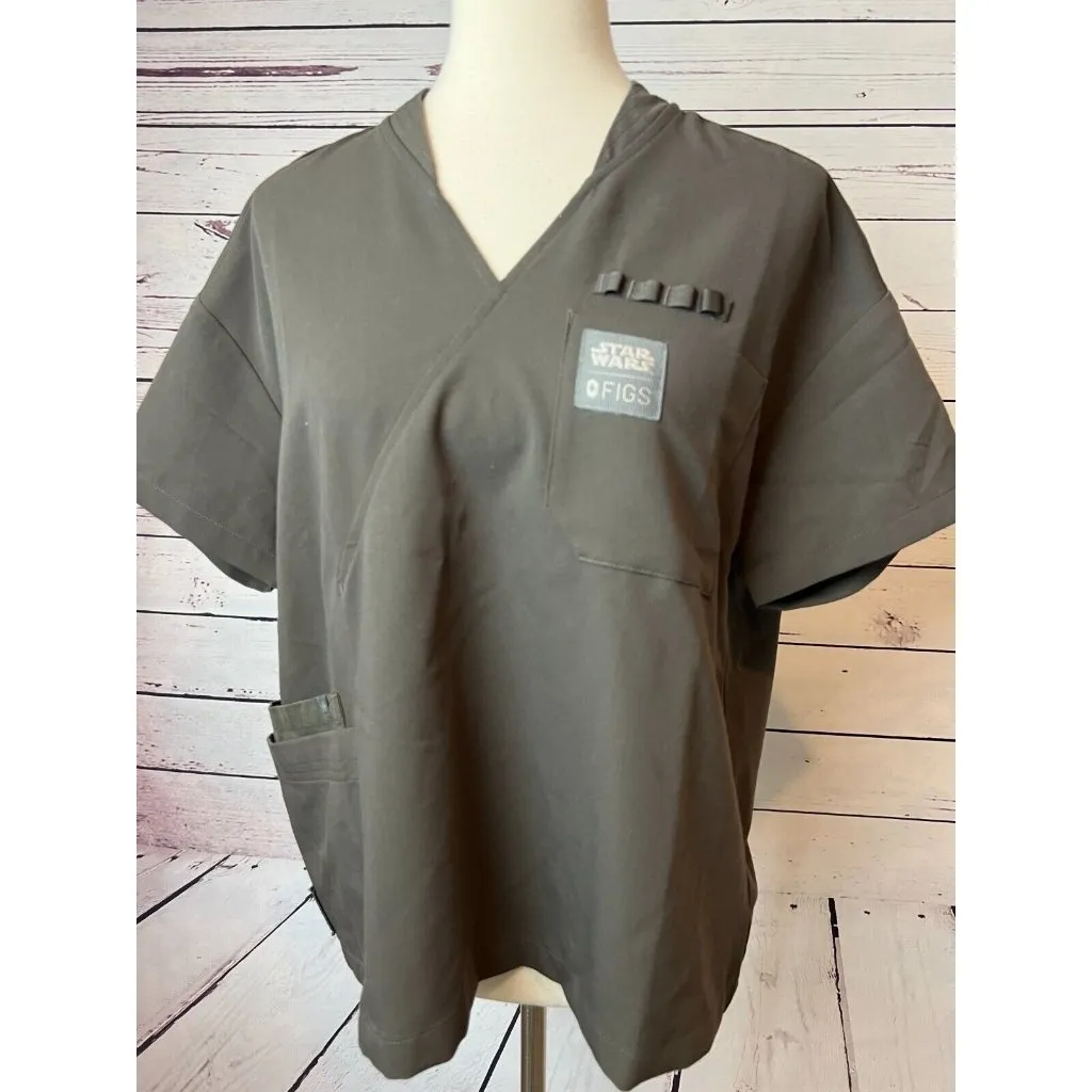 FIGS Scrub Top Star Wars‎ Shirt size Medium Limited Edition 1000052 Nursing - Image 7