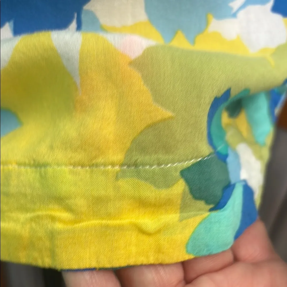 Draper James Blue Floral Sleeveless Top - Image 4