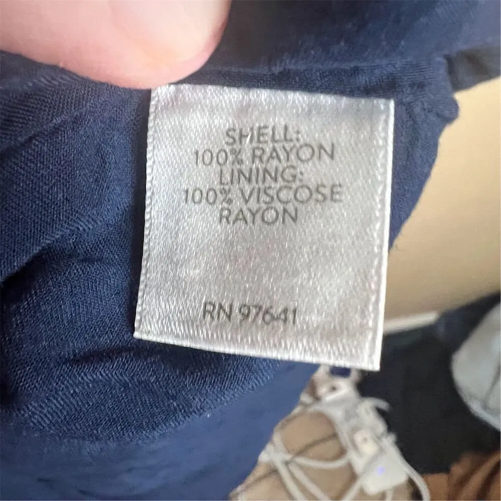 J.Jill Women's Size‎ XL Floral High-Low Maxi Sleeveless Dress Pockets - Image 6