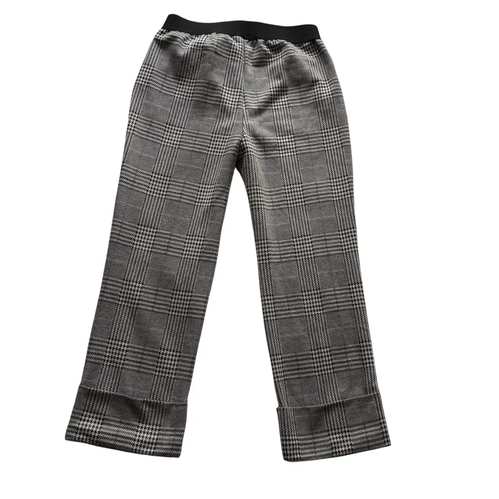 Laundry By Shelli Segal Black and White Textured Pants - Image 3