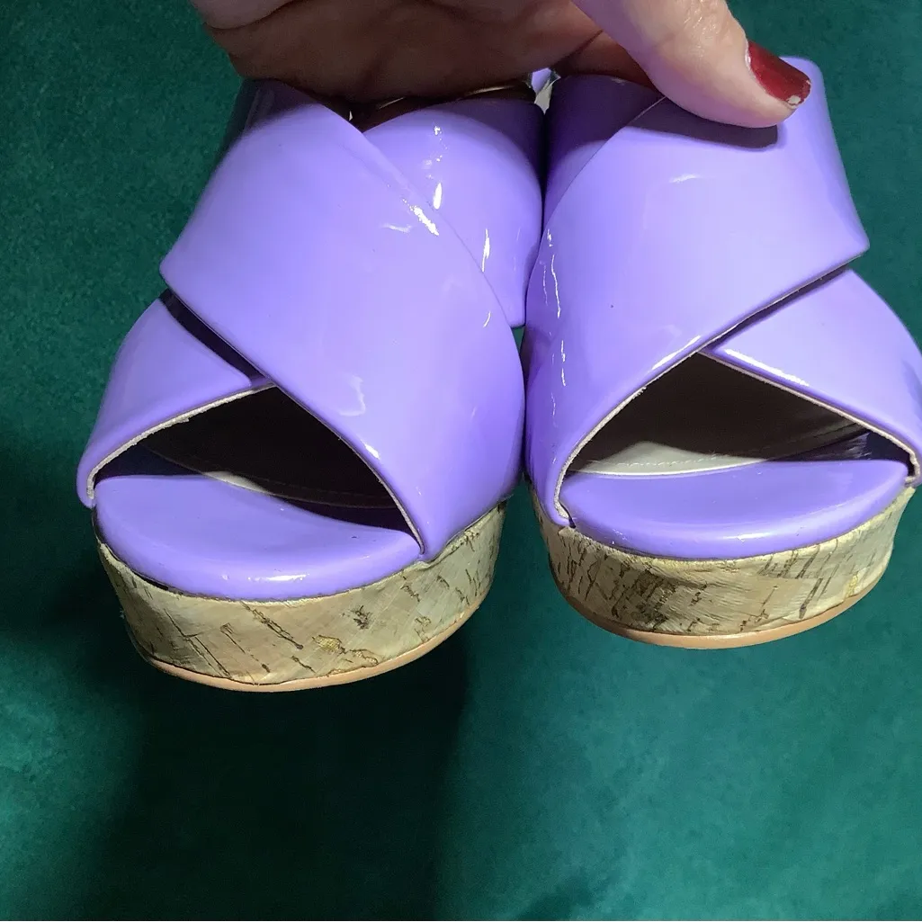 Pretty slide in platform sandals 💜💜💜 - Image 3