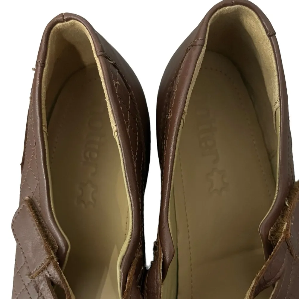 Trotters Opal Brown Leather Mary Jane Comfort Walking Flats Loafer US11/UK9/EU43 Size 11 - Image 10