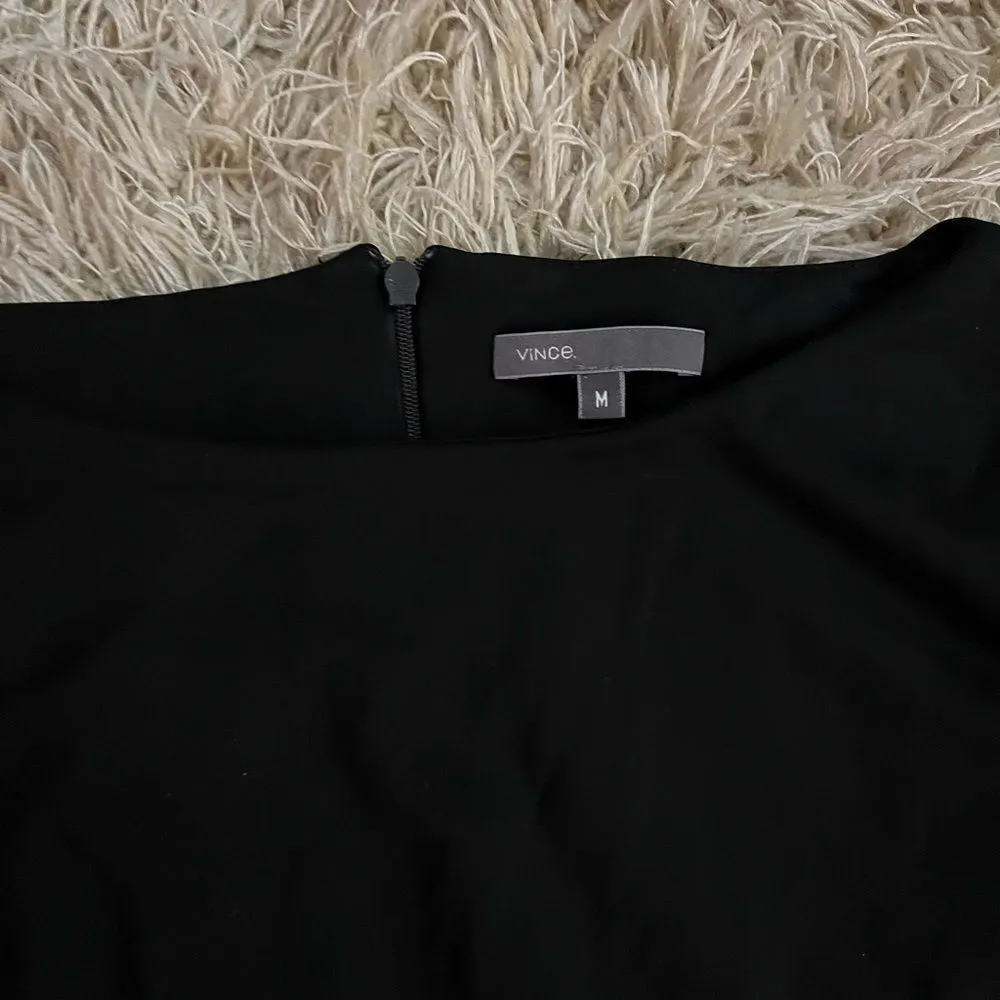 Vince -Elegant Black Dress size medium - Image 2