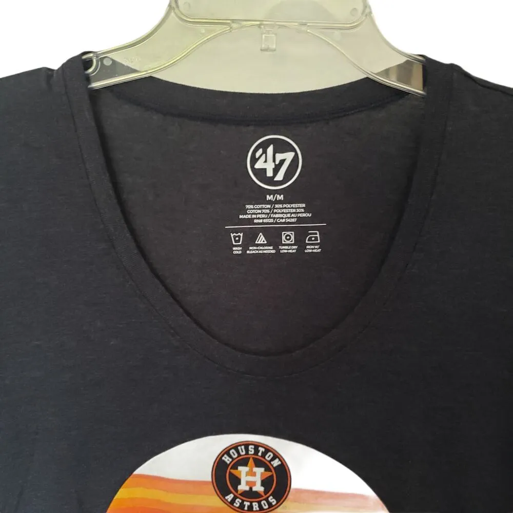 47 Womens Shirt Size Medium T-shirt Houston Astros MLB Take it Back Short Sleeve - Image 6