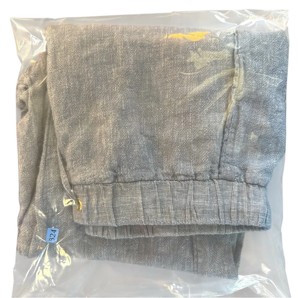 Ellen Tracy Women’s Blue Linen Pants Size‎ Medium - Image 8