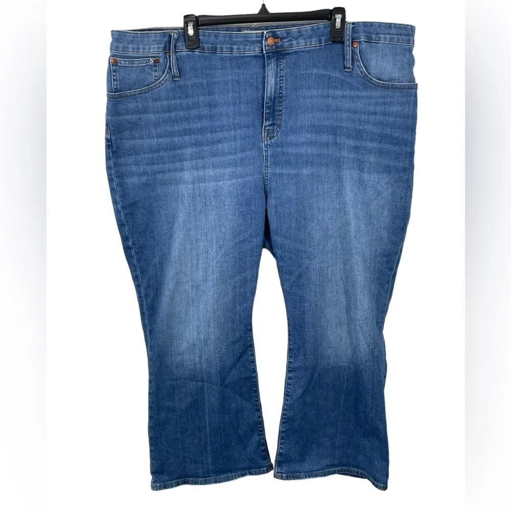 Madewell Plus Size 37 Petite Curvy Cali Demi-Boot Jeans Tierney Wash 37P Denim‎ - Image 3