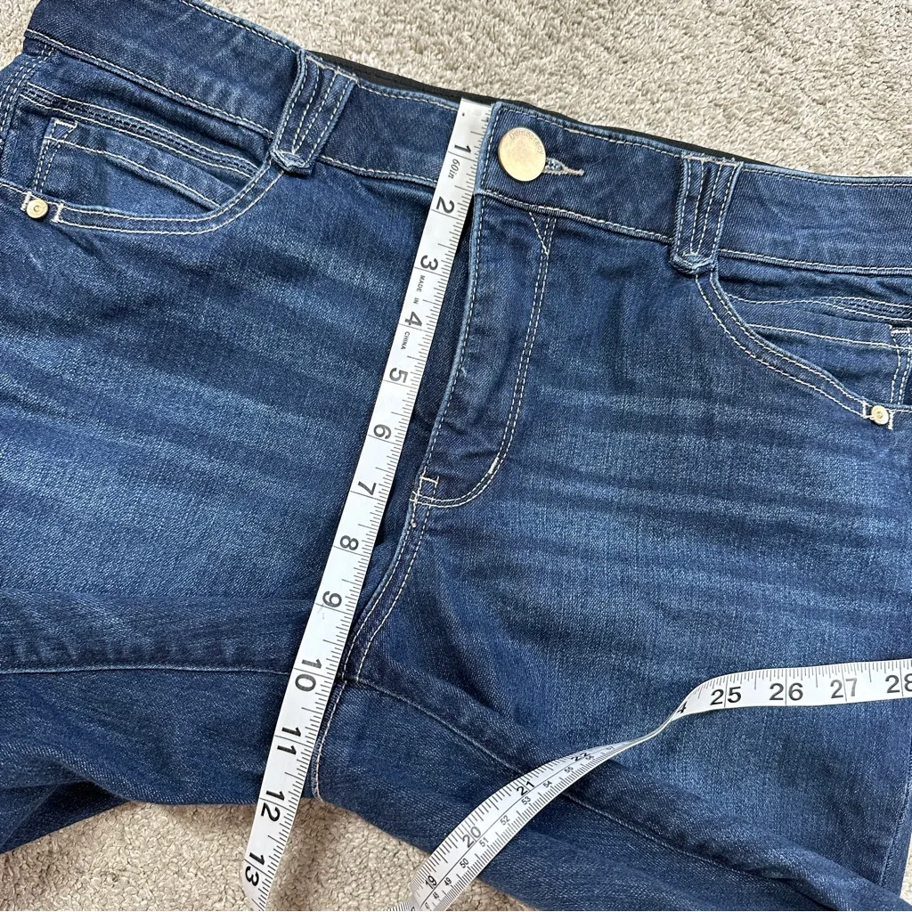 Democracy Women’s Ab Solution Ankle Skimmer Skinny Jeans Mid Rise Medium Wash 12 - Image 11