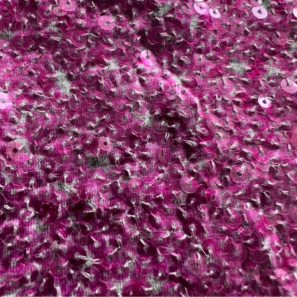 Calypso St. Barth  Pink Sequin Top - Image 6