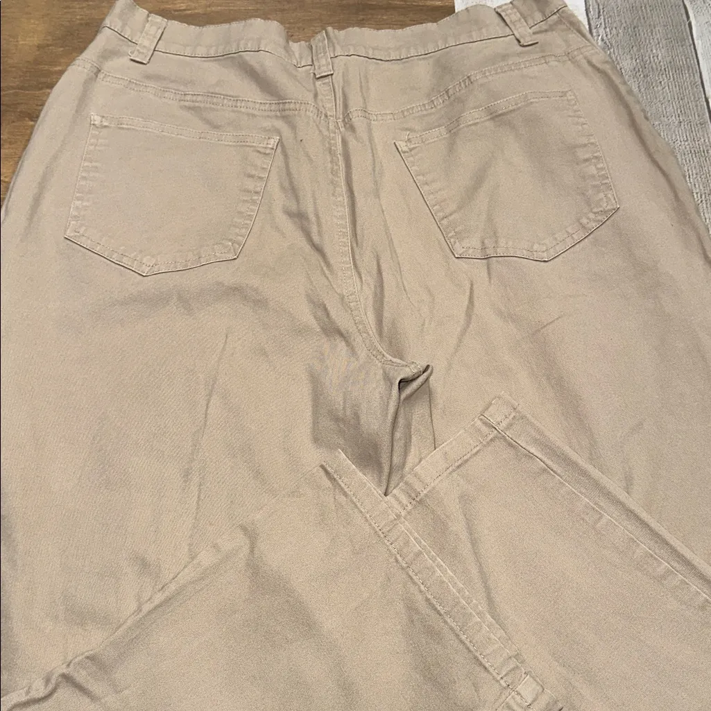 Kim Rogers Tan Casual Pants size 14P - Image 6
