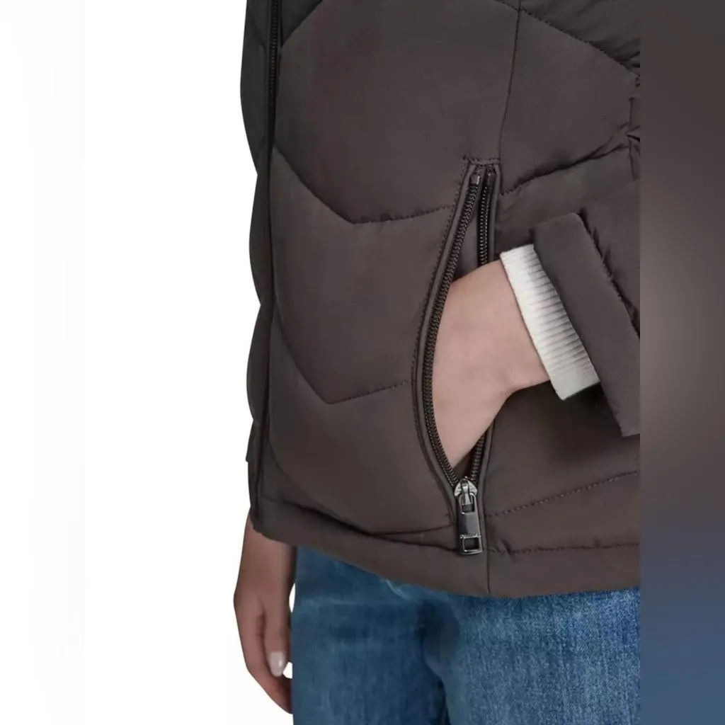 NWT Calvin Klein Puffer Jacket | Size: L | Green | MSRP: $160 - Image 3