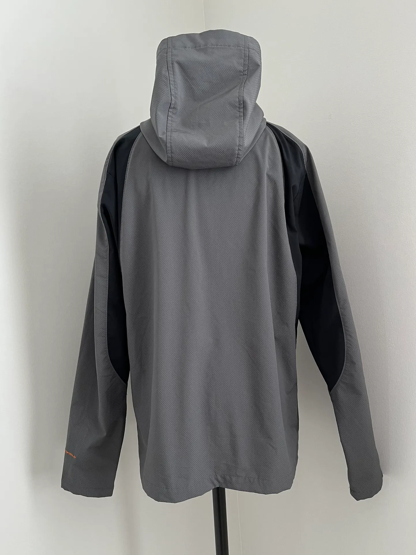Omni-shield grey youth hooded windbreaker rain jacket - Image 2