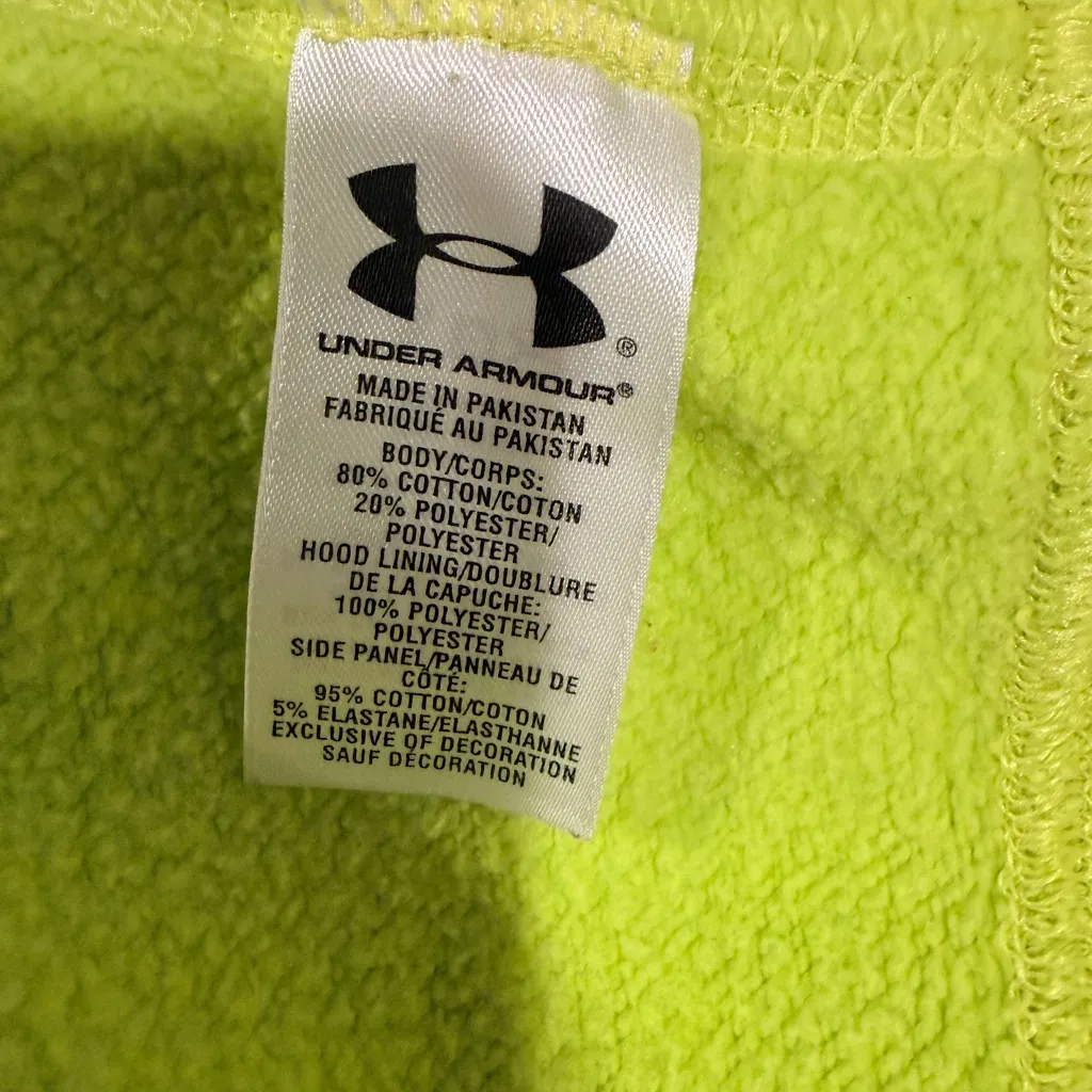 Under Armour Vibrant Lime Fleece - Image 3