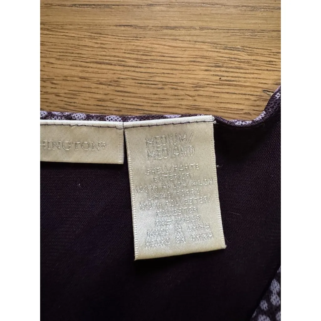 Worthington Women Blouse Size Medium V Neck Runched Sleeves Office Career City - Image 8