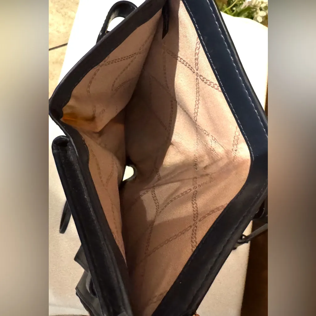 Michael Kors MICHAEL  Jet Set Double Zip wallet Navy Multi Adele Color-Block Logo - Image 6