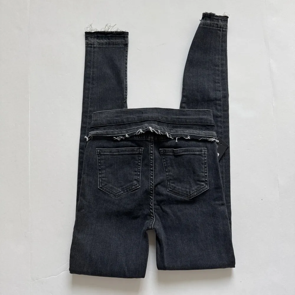 Hudson Baja East Black High Riss Heartbreaker Slim Bootcut Jeans Size 23 NWT - Image 3