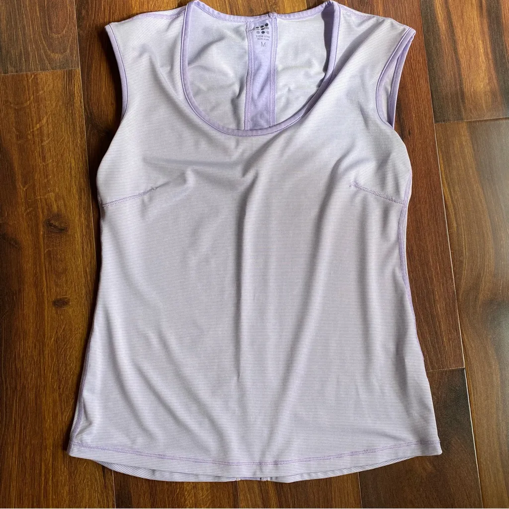 Title Nine Sleeveless Performance Tank Top Purple Women’s Medium - Image 6