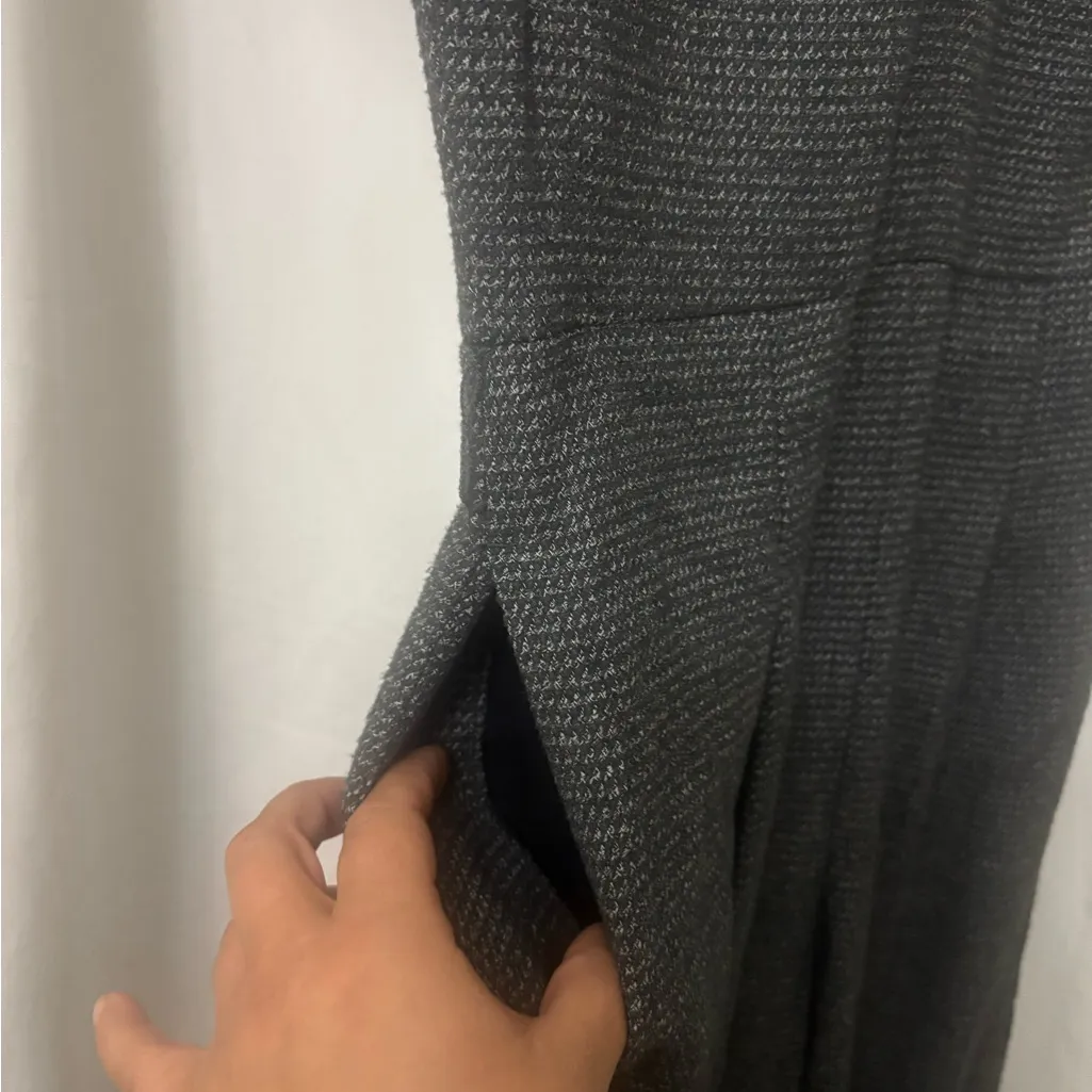 Club Monaco Charcoal Belted Jumpsuit - Image 6