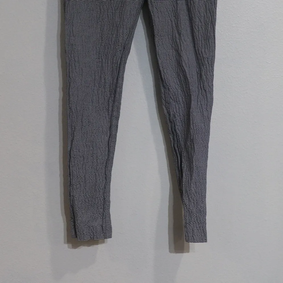 Mango MNG Blue Striped Suit Pants Sz 2 - Image 3