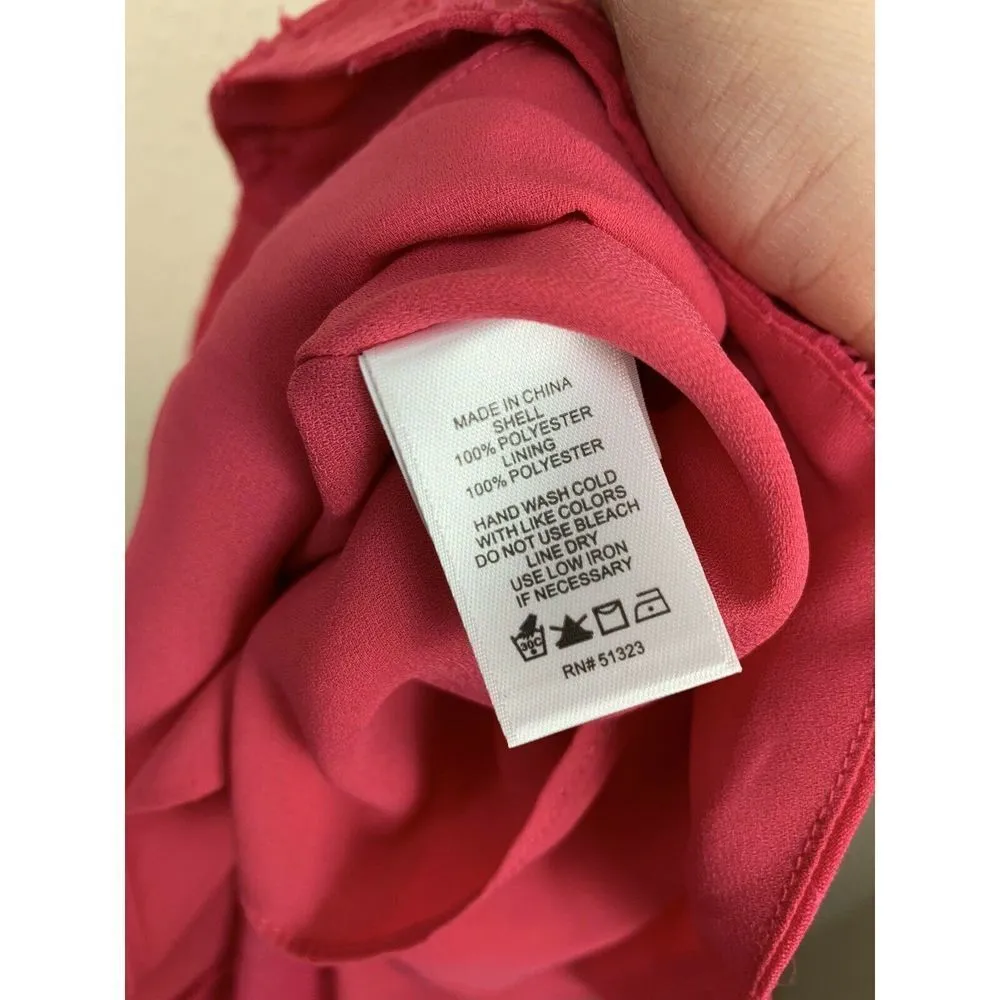 Cece Pink Floral Burnout Dress - Image 7