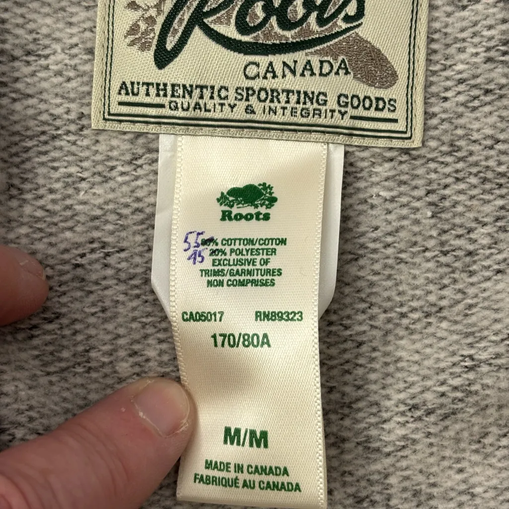 Roots Canada Cabin Collection Womens Jumpsuit Grey Med Athleisure Luxe Comfort - Image 12