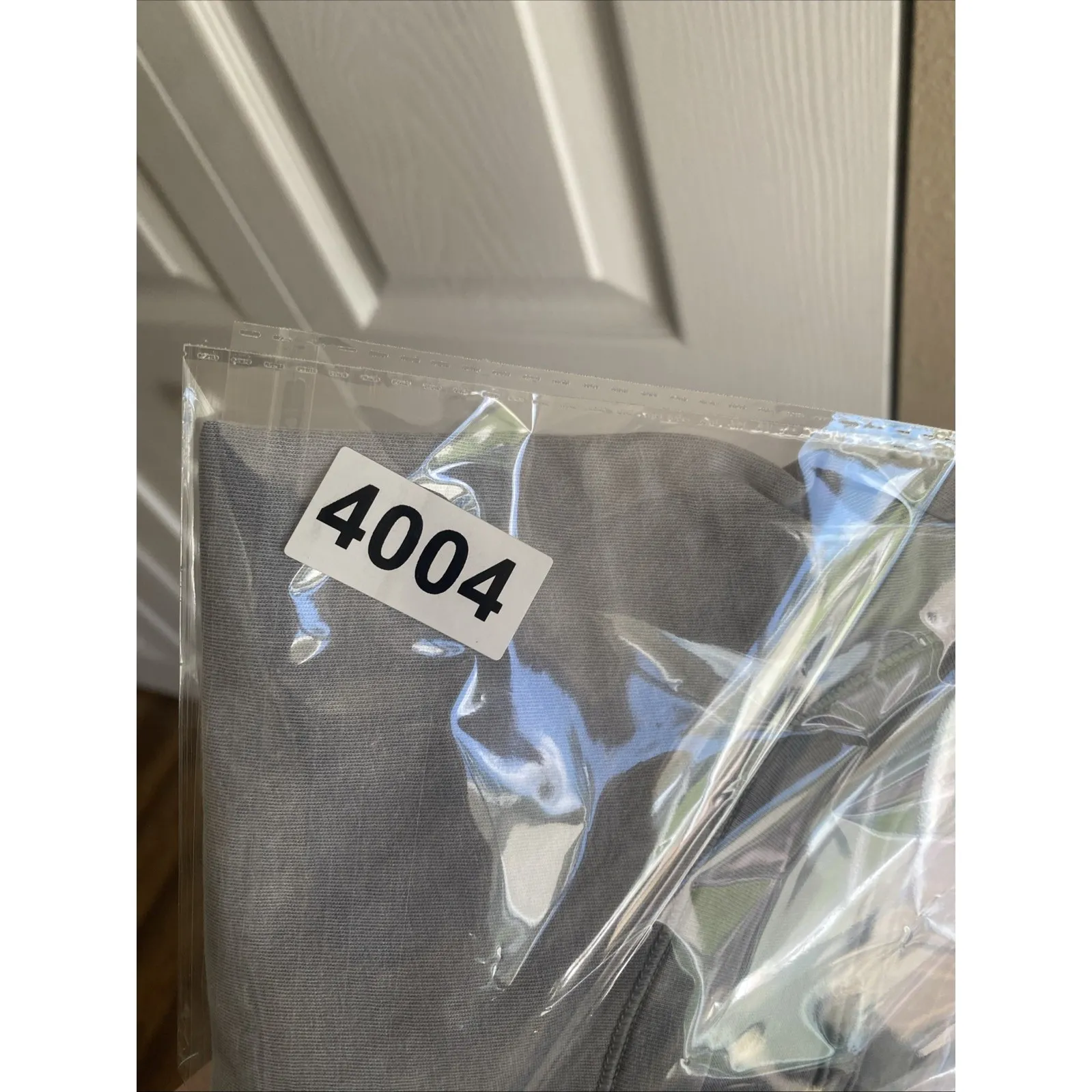 90 Degrees by Reflex Womens Large Blue Stonewash Cotton Deluxe Short Sleeve Boxy - Image 7